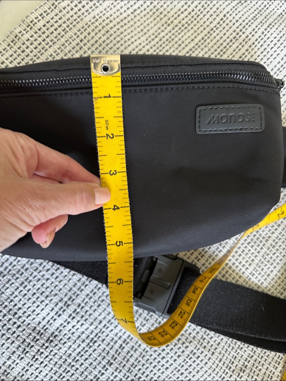 Monos Black Crossbody Sling Bag - Picture 7 of 7